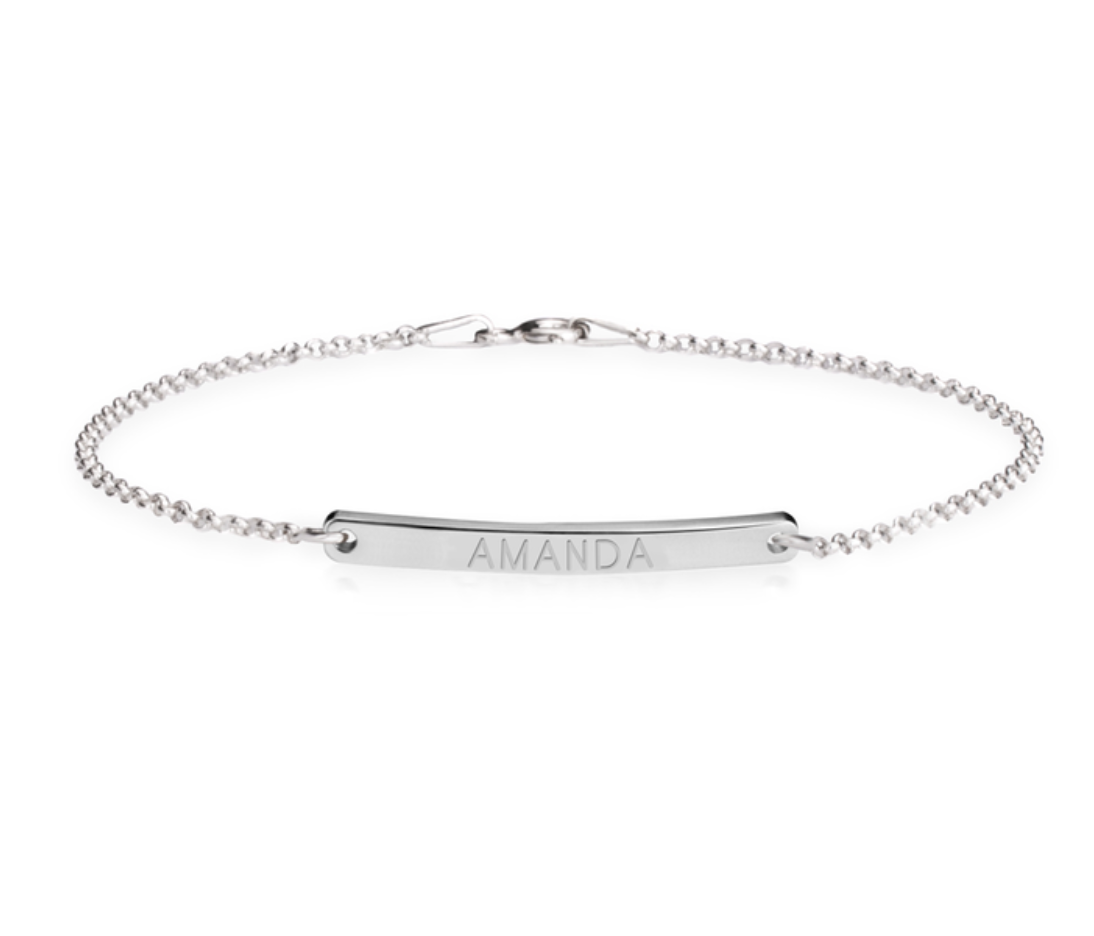 Armband Gegraveerd Staaf